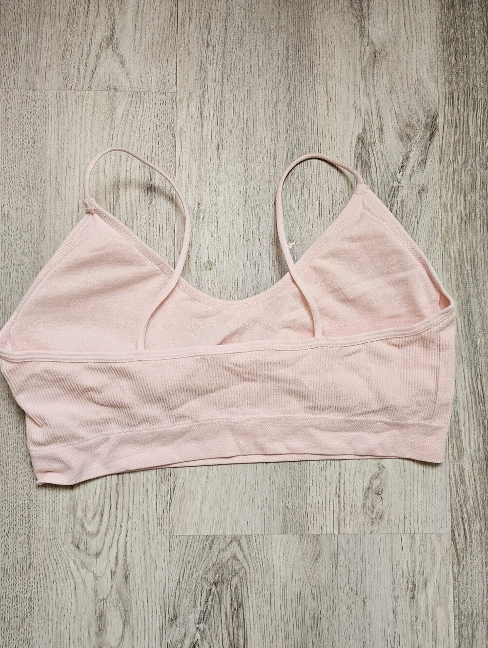 New SHEIN Ribbed Padded Lounge Bra